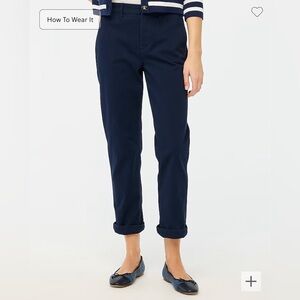 J Crew High Rise Girlfriend Chinos